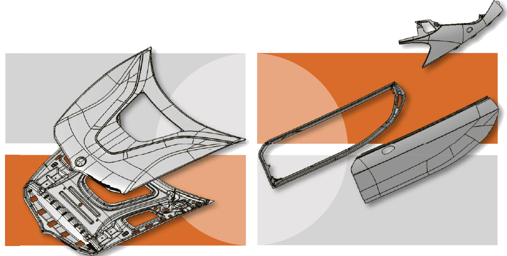 Projekt Aluminium Außenhautteile